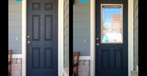 Front door replacement can dramatically change a home’s appearance, even if the same color