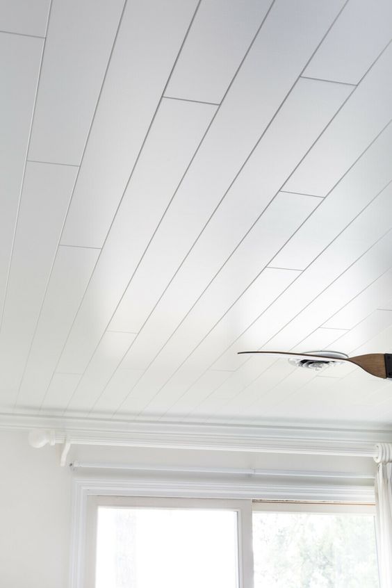 shiplap ceiling best put up by your local handyman renovation company Columbus Home Heroes
